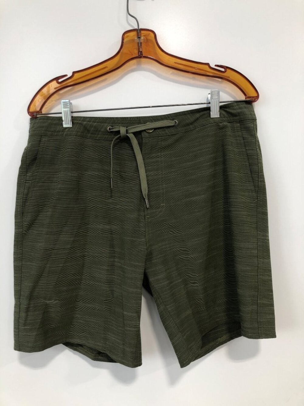 United by Blue Shorts Mens Size 32 Green Stretch Sustainable 4 Pocket Chino